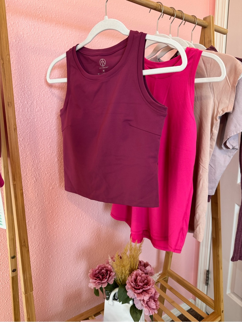 Kids Sleeveless Tank Top - Deep Berry